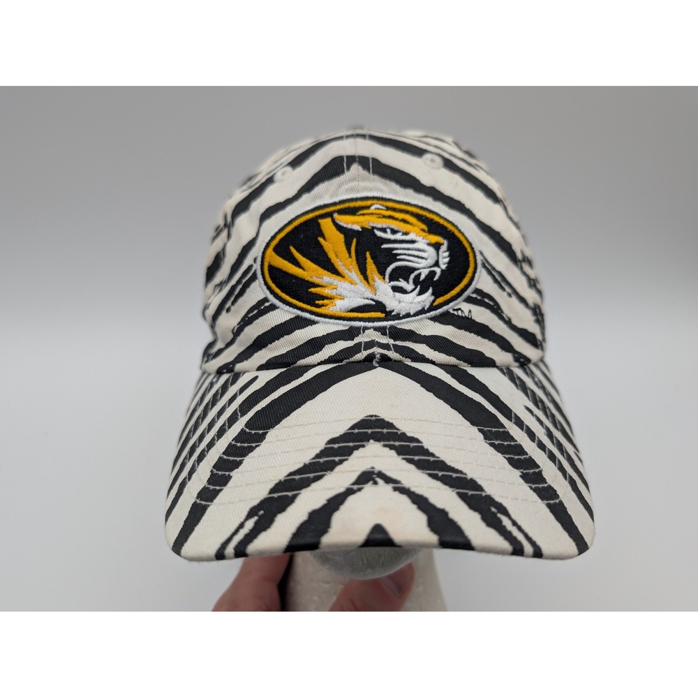 Top of the World Missouri Tigers Hat Zebra Print Snapback Mizzou NCAA Cap